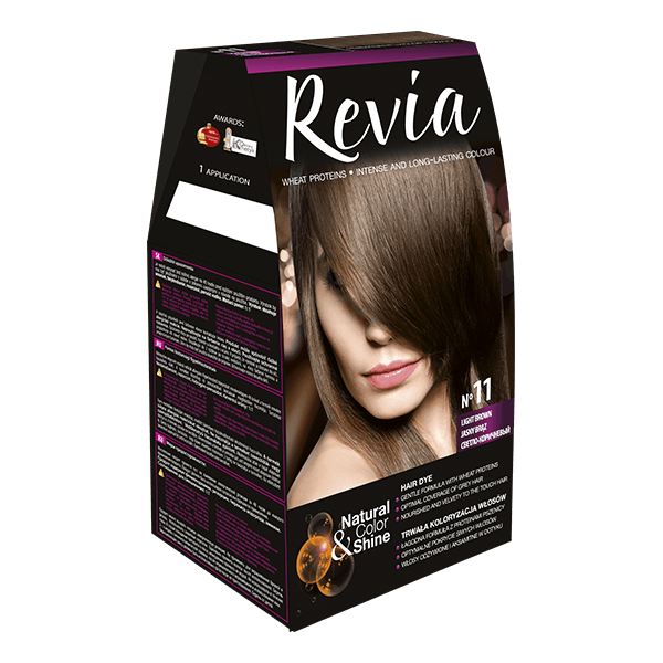 REVIA HAIR COLOR 11 LIGHT BROWN