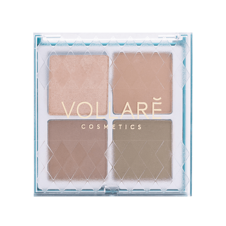 Vollare Cosmetics Crystal Clear Nude Eyeshadow Palette Verona