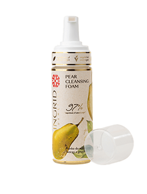 INGRID COSMETICS FACE CLEANSING FOAM WITH PEAR